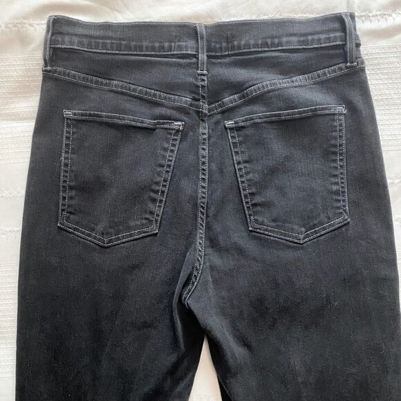 3X1 NYC WASHED BLACK HIGH RISE FLARED JEANS - 31 - Picture 7 of 8
